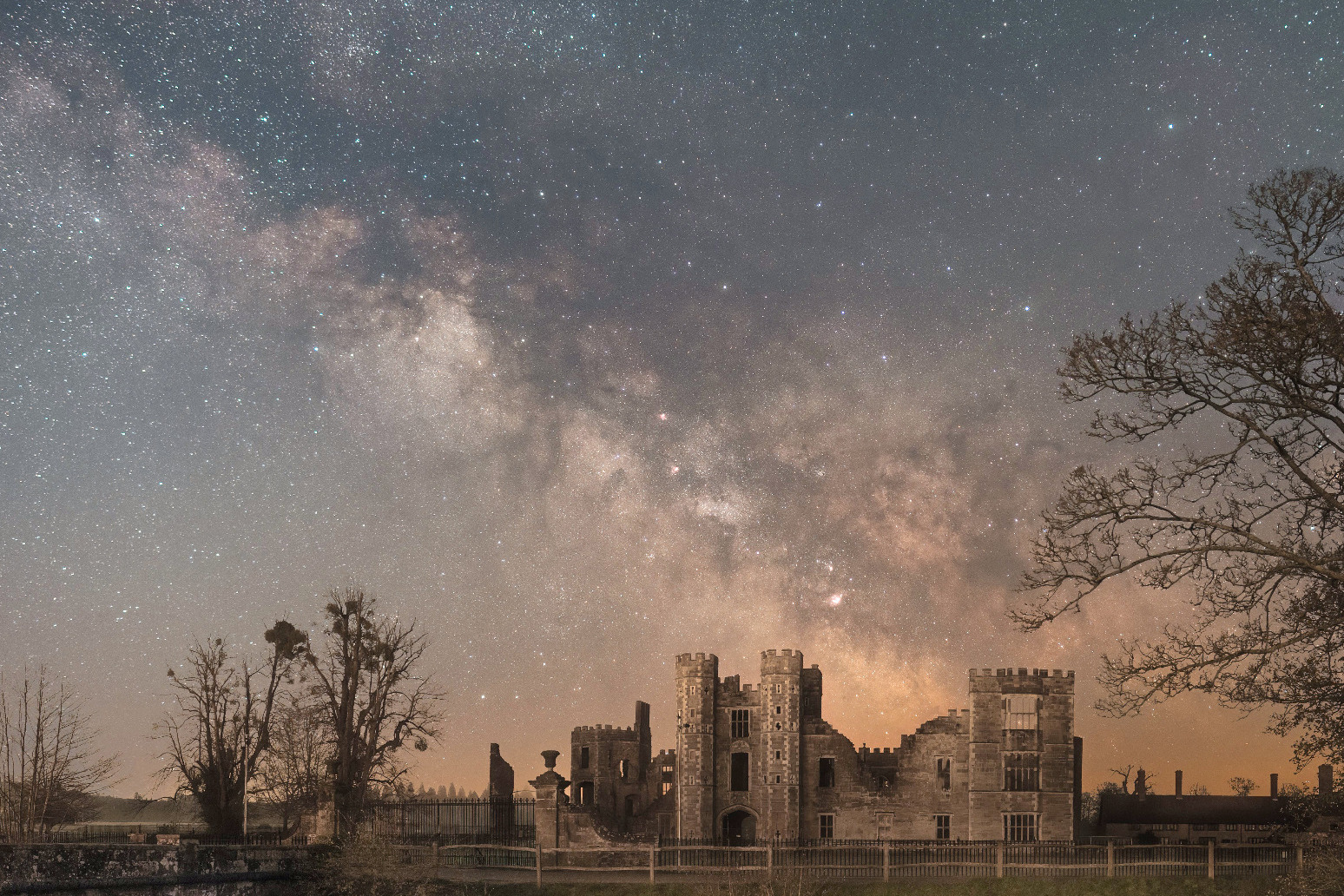 Shot of Milky Way rising over Tudor ruins wins national park photography prize 