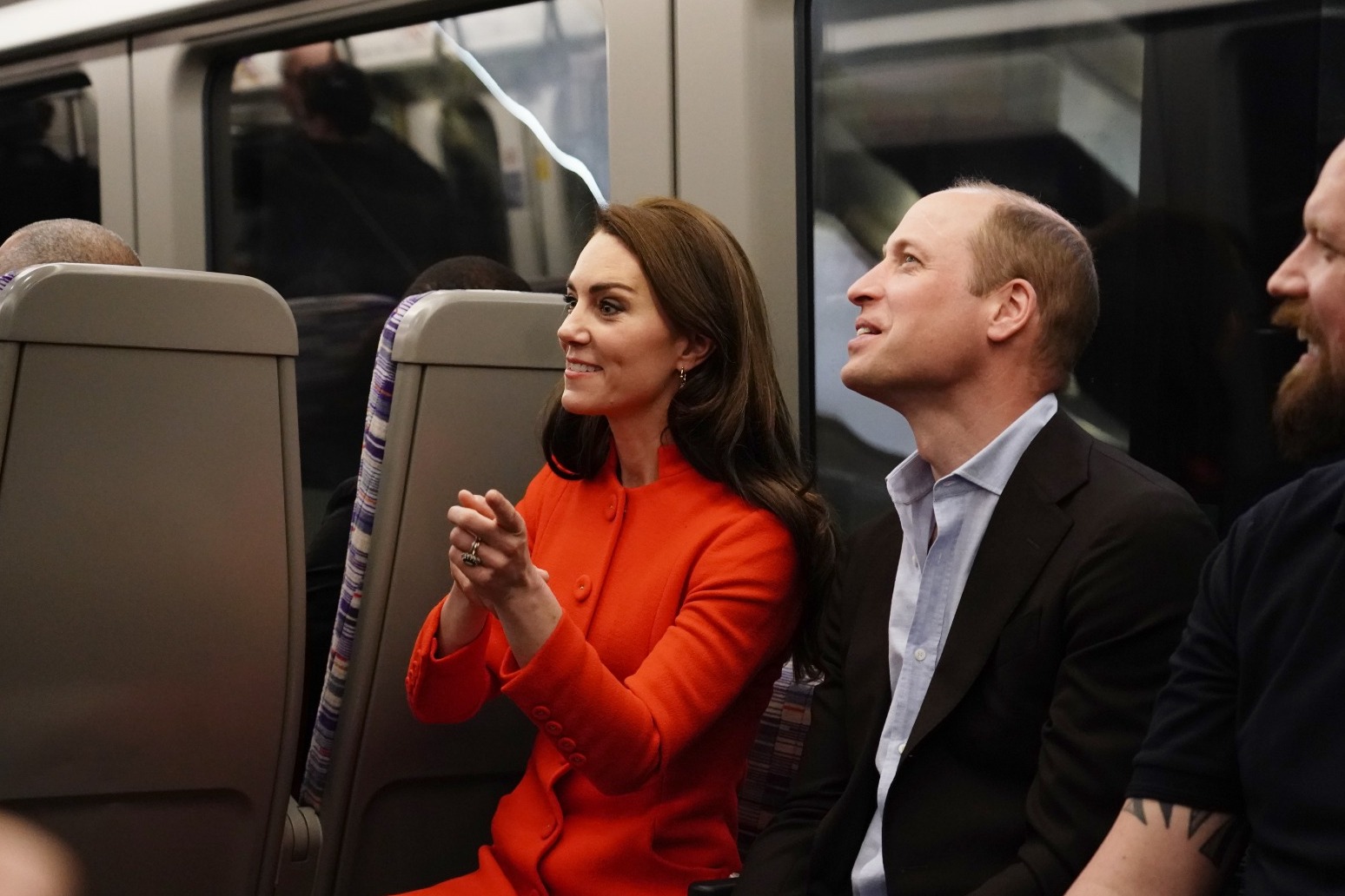 William and Kate take the Tube to the pub as London prepares for coronation 