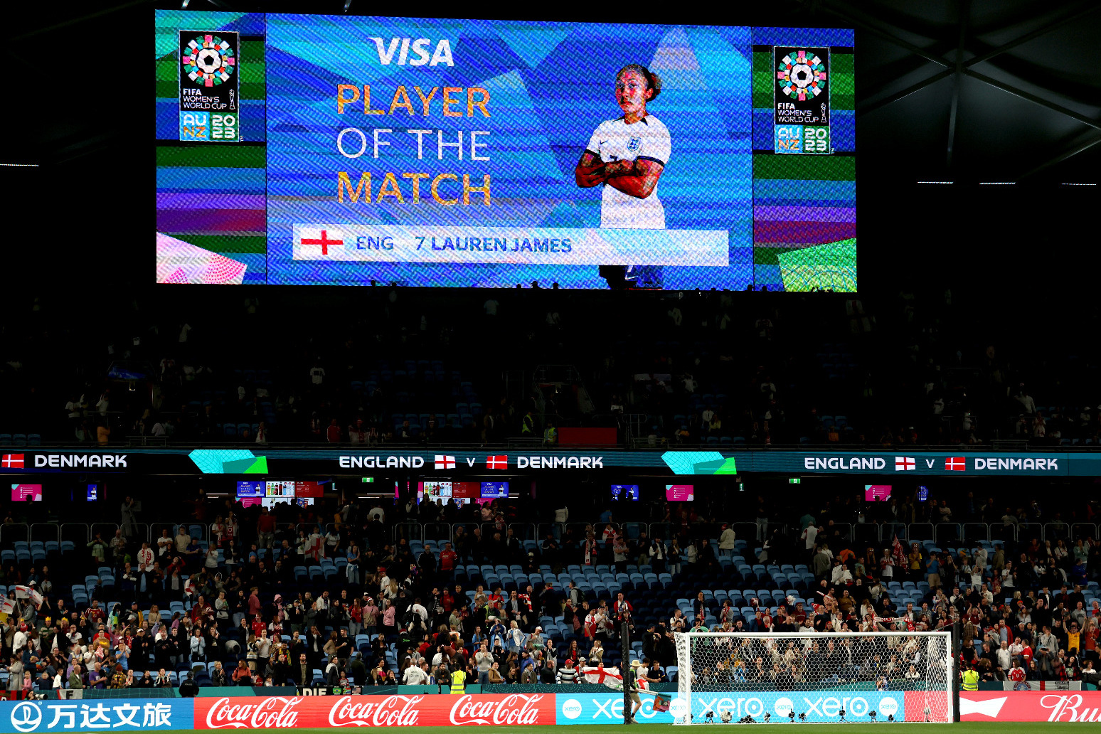 Lauren James strike gives England victory to close in on knockout stages 